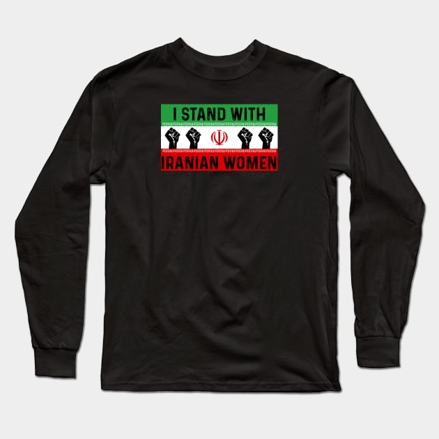 I Stand with Iranian women Long Sleeve T-Shirt by Scar